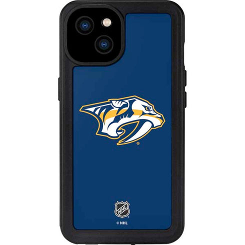 NHL Nashville Predators Logo iPhone 15 Plus Waterproof Case