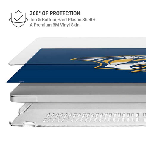 NHL Nashville Predators Logo MacBook Air 13in M1 (2021) Case plus Skin
