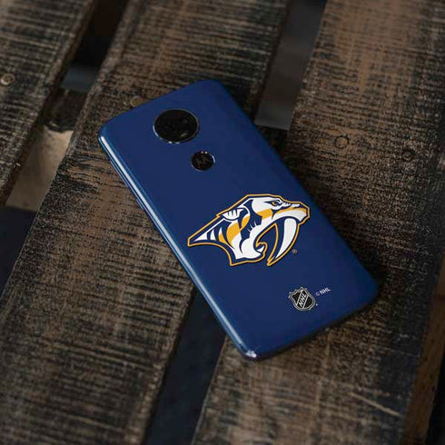NHL Nashville Predators Logo Moto E5 Plus Skin