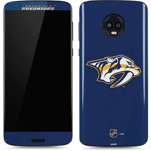 NHL Nashville Predators Logo Moto G6 Skin