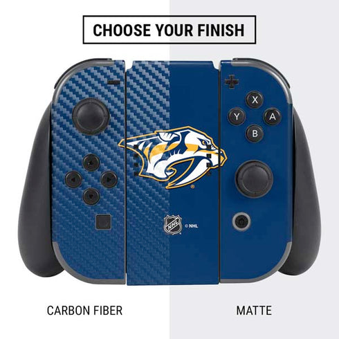 NHL Nashville Predators Logo Nintendo Switch Bundle Skin