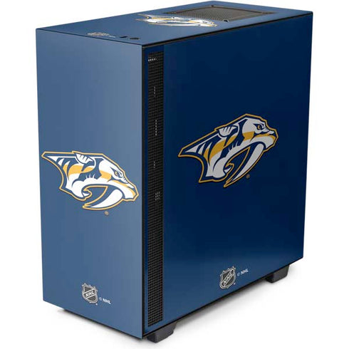 NHL Nashville Predators Logo NZXT H510 Compact ATX Mid-Tower Case Skin