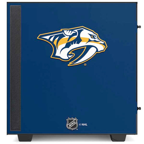 NHL Nashville Predators Logo NZXT H510 Compact ATX Mid-Tower Case Skin