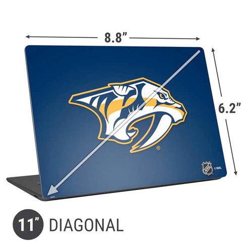NHL Nashville Predators Logo Universal Laptop 11in (8.8 x 6.2in) Skin