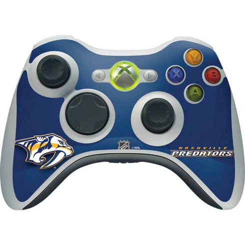 NHL Nashville Predators Logo Xbox 360 Wireless Controller Skin