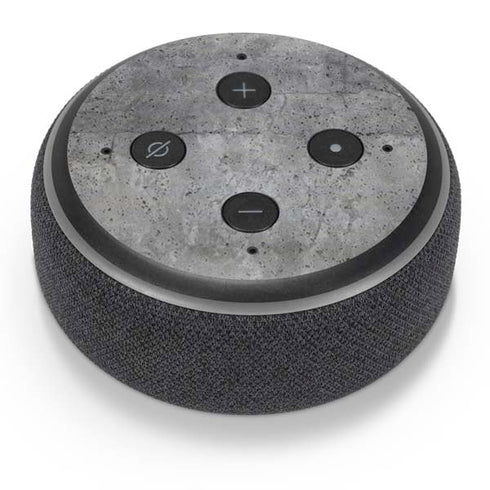 Natural Grey Concrete Amazon Echo Dot Skin