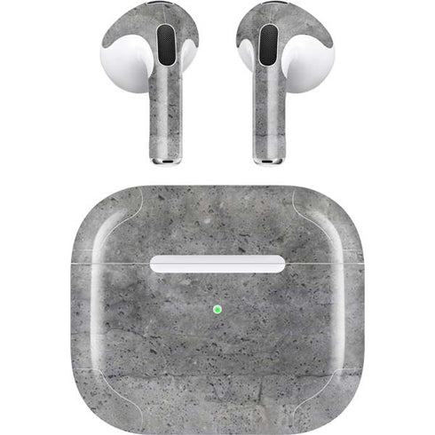 Natural Grey Concrete Apple AirPods (3rd Gen 2021) Skin