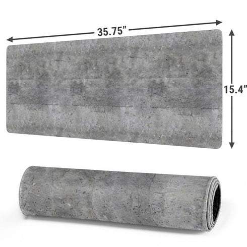 Natural Grey Concrete Gaming Mouse Pad