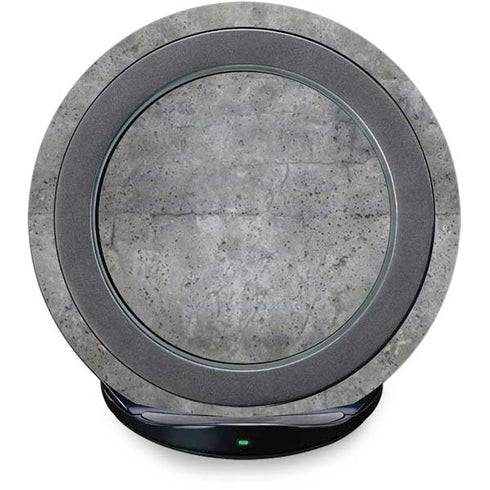 Natural Grey Concrete Fast Charge Wireless Charging Stand Skin
