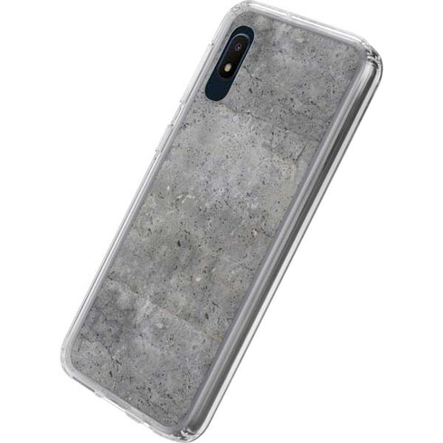 Natural Grey Concrete Galaxy A10e Clear Case