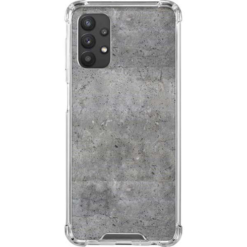 Natural Grey Concrete Galaxy A32 5G Clear Case