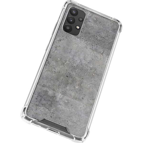 Natural Grey Concrete Galaxy A32 5G Clear Case