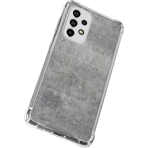 Natural Grey Concrete Galaxy A33 5G Clear Case