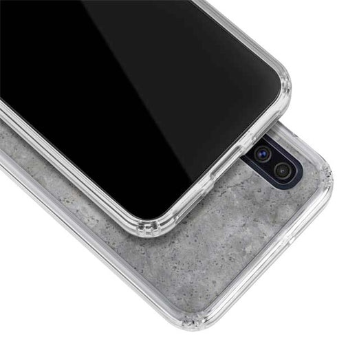 Natural Grey Concrete Galaxy A50 Clear Case