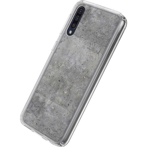 Natural Grey Concrete Galaxy A50 Clear Case