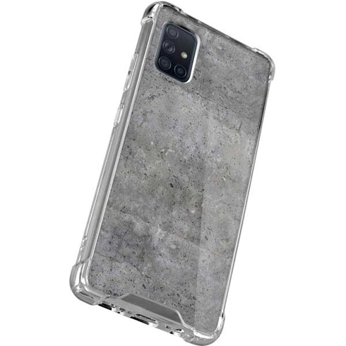 Natural Grey Concrete Galaxy A51 5G Clear Case