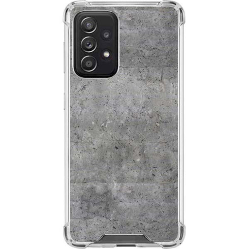 Natural Grey Concrete Galaxy A52 5G Clear Case