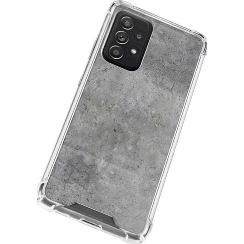 Natural Grey Concrete Galaxy A52 5G Clear Case