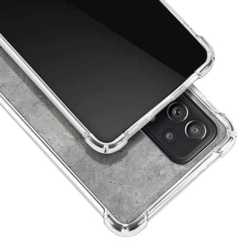 Natural Grey Concrete Galaxy A52 5G Clear Case
