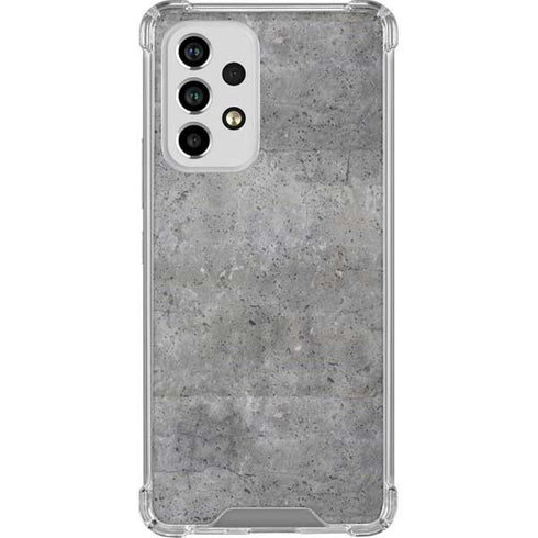 Natural Grey Concrete Galaxy A53 5G Clear Case