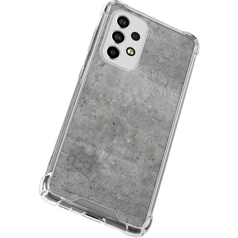 Natural Grey Concrete Galaxy A53 5G Clear Case