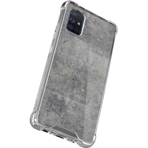 Natural Grey Concrete Galaxy A71 5G Clear Case