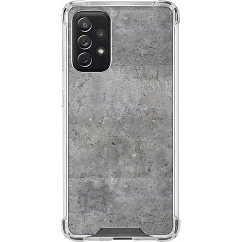 Natural Grey Concrete Galaxy A72 5G Clear Case