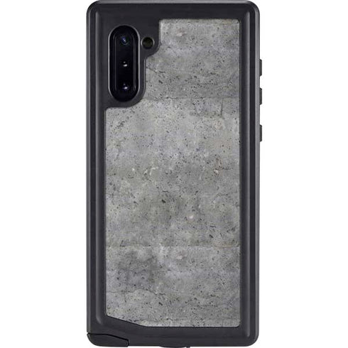 Natural Grey Concrete Galaxy Note 10 Waterproof Case