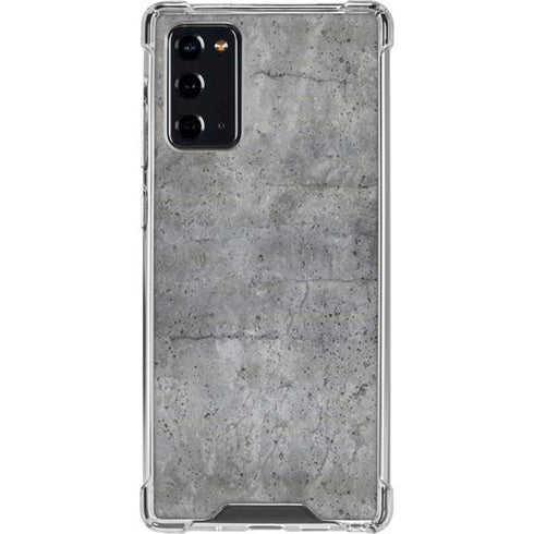 Natural Grey Concrete Galaxy Note20 5G Clear Case