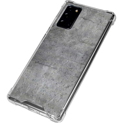 Natural Grey Concrete Galaxy Note20 5G Clear Case
