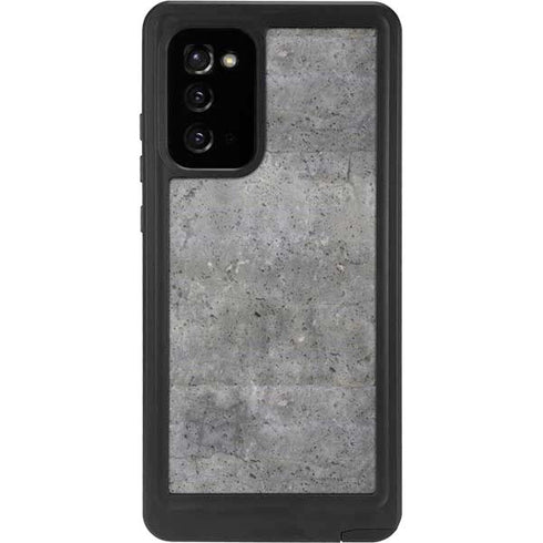 Natural Grey Concrete Galaxy Note20 5G Waterproof Case