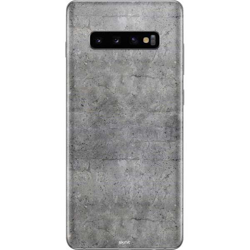 Natural Grey Concrete Galaxy S10 Plus Skin