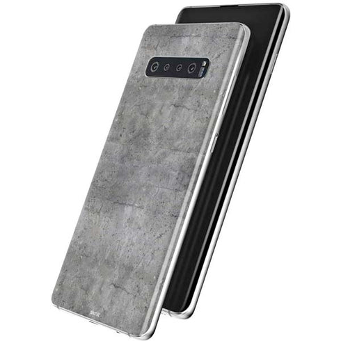Natural Grey Concrete Galaxy S10 Plus Skin