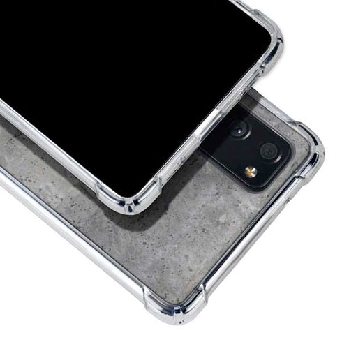 Natural Grey Concrete Galaxy S20 FE Clear Case
