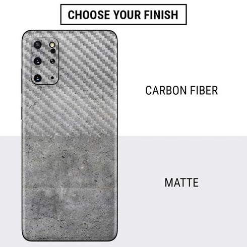 Natural Grey Concrete Galaxy S20 Plus Skin