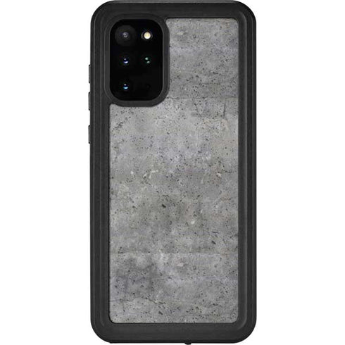 Natural Grey Concrete Galaxy S20 Plus Waterproof Case