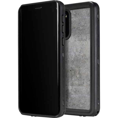 Natural Grey Concrete Galaxy S20 Plus Waterproof Case