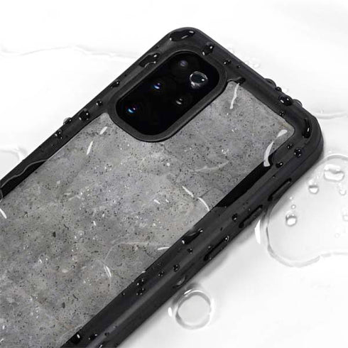 Natural Grey Concrete Galaxy S20 Plus Waterproof Case