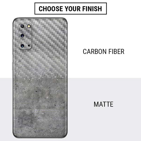 Natural Grey Concrete Galaxy S20 Skin