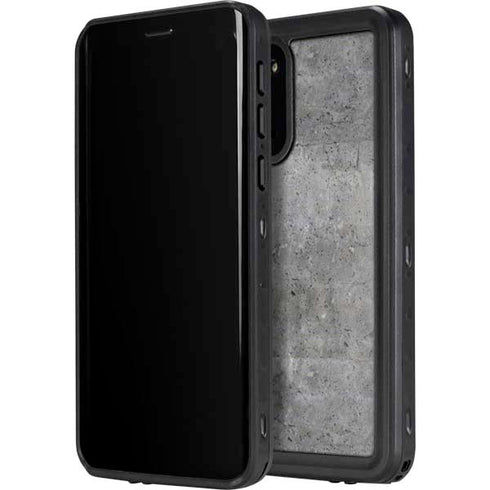 Natural Grey Concrete Galaxy S20 Waterproof Case