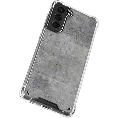 Natural Grey Concrete Galaxy S21 5G Clear Case