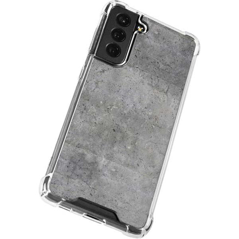 Natural Grey Concrete Galaxy S21 FE Clear Case