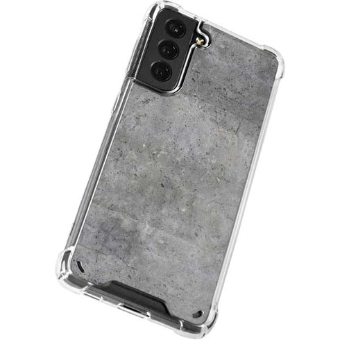 Natural Grey Concrete Galaxy S21 Plus 5G Clear Case