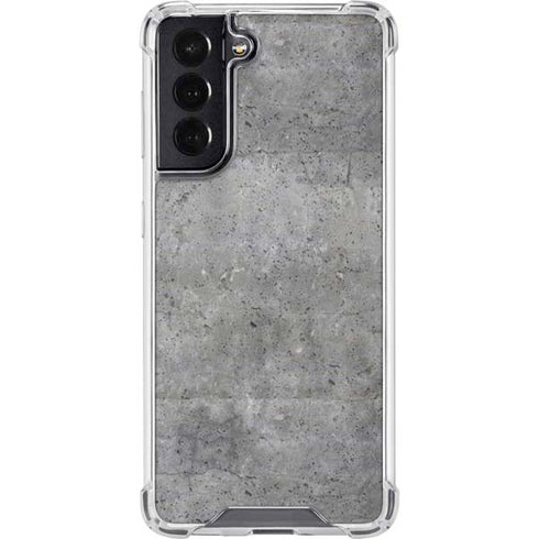 Natural Grey Concrete Galaxy S22 Clear Case