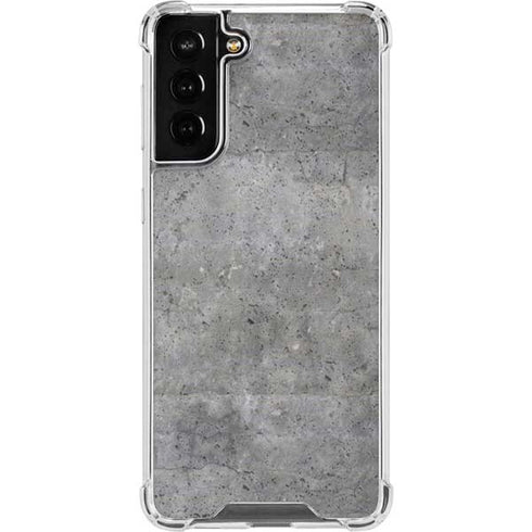 Natural Grey Concrete Galaxy S22 Plus Clear Case