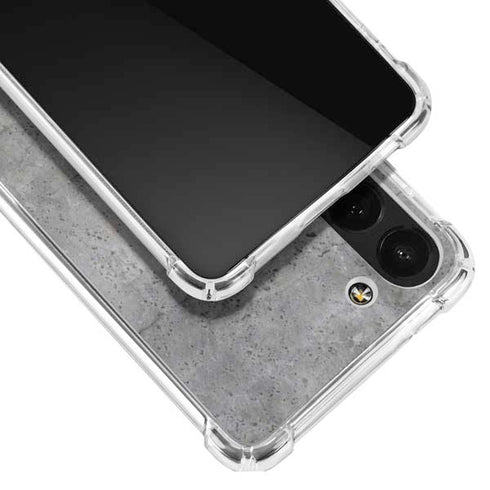 Natural Grey Concrete Galaxy S23 Clear Case
