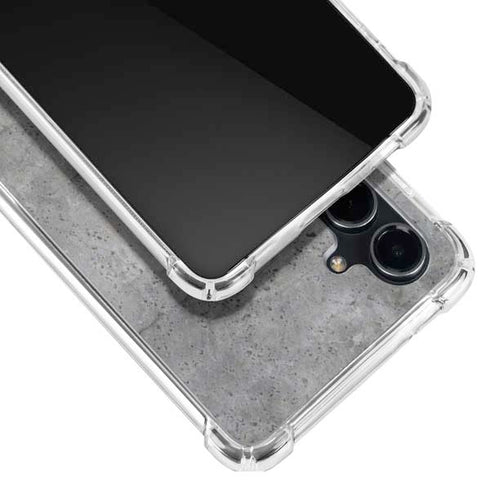 Natural Grey Concrete Galaxy S23 FE Clear Case