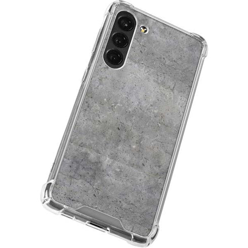 Natural Grey Concrete Galaxy S23 Plus Clear Case
