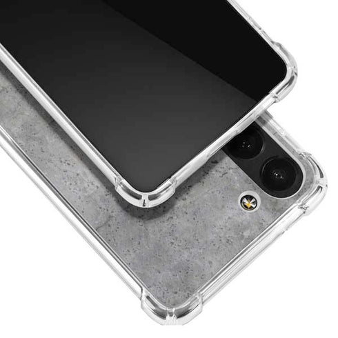 Natural Grey Concrete Galaxy S23 Plus Clear Case