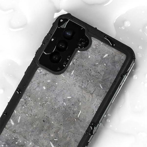 Natural Grey Concrete Galaxy S23 Plus Waterproof Case